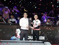 台北職業撞球公開賽　地主柯秉逸留下冠軍盃