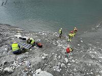 日本贈水位計更換　馬太鞍溪堰塞湖水位持續下降