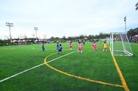 花蓮市佐倉公墓活化為運動園區　新足球場啟用