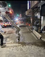 台南市中西區五妃街路面下陷回填　原因待釐清