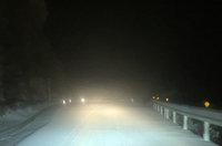 合歡山鳶峰到大禹嶺結冰未融　限加掛雪鏈通行