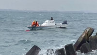 澎湖鳥嶼港漁船擱淺　1獲救1失蹤