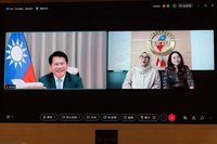 林佳龍登印尼媒體　促雙邊交往不應受限一中原則