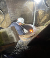 基隆八堵路輸水管破管搶修　上午8時恢復供水