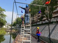 中港大排3月光雕展　新北：積極布展中路過勿碰觸