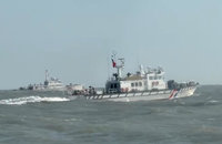 中國4海警船春節前夕侵擾金門　海巡部署拒止驅離
