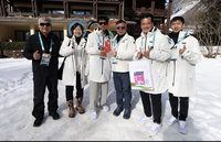 蔡家福訪視冬奧選手張天將　發1千歐元激勵金