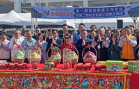 中市廍子國中一期校舍落成  盧秀燕、張廖萬堅出席