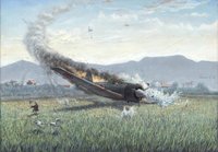 青年畫家陳尚謙透過畫作　描繪戰爭地景理解台灣