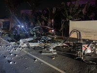 高雄駕駛拒檢撞警車逃逸　自撞落網查獲依托咪酯