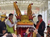 澎湖元宵乞龜博金磚文化季啟動　也為陳光復祈福