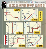 228連假　高雄多景點將依狀況實施交管措施