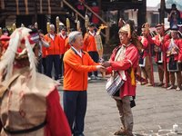 全大運於阿里山引燃聖火　象徵祖靈祝福之意