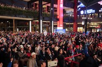 WBC經典賽台日大戰　全台戶外直播球迷熱血應援【圖輯】