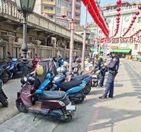 迎接媽祖香盛期　北港警加強取締路霸、違停