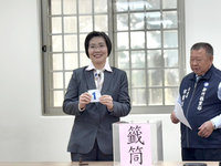 藍竹縣長政見會　徐欣瑩推雙AI、陳見賢提實務治理