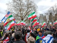 伊朗戰爭倫敦示威集會　警方首度以泰晤士河隔離雙方