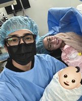 婁峻碩、焦凡凡升格新手爸媽  貼產房照報喜