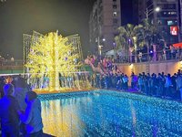新北中港大排光雕展　延長至4月6日