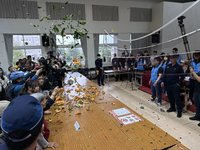 南投焚化爐環評範疇會議　民眾高喊違反程序