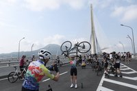 淡江大橋通車前　2500自行車友樂打卡