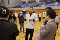 亞運參訪團考察角力場　理事長喊話拚首面獎牌