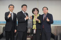 平戶市長訪中央社　盼藉鄭成功淵源推動日台交流