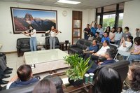 竹縣警局勞動節前慰勉基層　開放局長室辦音樂演出