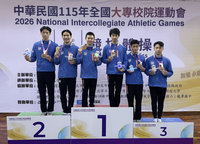 北市大男子體操團隊全大運摘金　蕭佑然自認有些慚愧