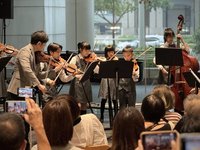南湖國小弦樂團新加坡演出  台灣學子音樂驚艷全場