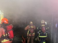 新北土城汽修廠火警　3人獲救預防性送醫
