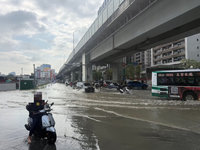 新莊新北大道自來水管再被挖斷　水公司搶修中