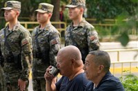 習近平歡迎川普到訪　北京城大樓布滿警力高度戒備