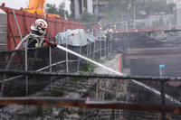 社宅工地火警釀空污　中市府勒令停工重罰500萬