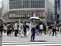 日本多地氣溫突破攝氏30度　廣島達34度