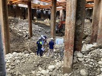 台中西屯潮洋溪遭排入泥水  市府勒令建案停工