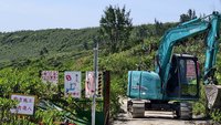 花蓮兩潭自行車道  四八高地及花蓮港路段施工改道