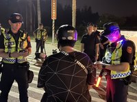 全國同步查緝毒駕　澎湖警局3分局日夜出擊