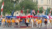 華府國殤日遊行　榮光會百人隊伍舉國旗象徵台美友好