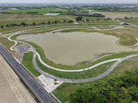 屏東崁頂滯洪池竣工　防洪功能生活休憩兼具