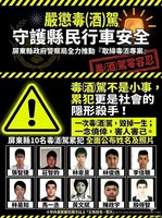 打擊毒酒駕零容忍　屏警公布累犯10人姓名照片