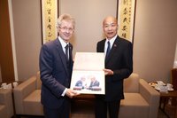 韓國瑜官邸會晤韋德齊　盼台捷共同守護民主自由