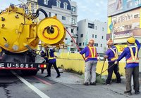 因應鋒面滯留　嘉市府加強逾70處清溝及部署抽水機