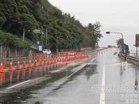 豪雨影響  南迴公路金崙至多良路段南下車道封閉