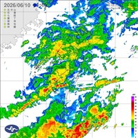 滯留鋒面及西南風影響　6縣市豪雨特報