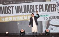 TPBL高錦瑋奪年度MVP　傳遞正向訊息鼓勵小朋友追夢