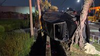 台中梧棲車禍　小客車自撞路樹釀2死1傷