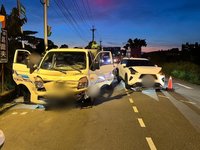 毒駕追撞2車5傷　遭桃園警驗出依托咪酯陽性送辦