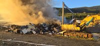 蘭嶼掩埋場火警　消防徹夜控制火勢