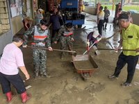 南部豪雨釀災情　國軍第四作戰區投入災後復原